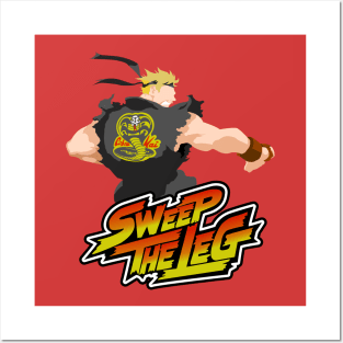 sweep the leg - cobra kai Posters and Art